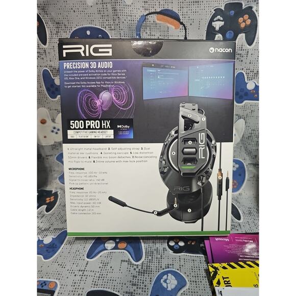 RIG 500 Pro HX Gaming Headset Xbox Series X S One PC *OPEN BOX NEW CONDITION* - Picture 2 of 11